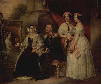 Joseph Karl Stieler : Family Portrait of the Herzogs, Joseph von Sachsen-Altenburg